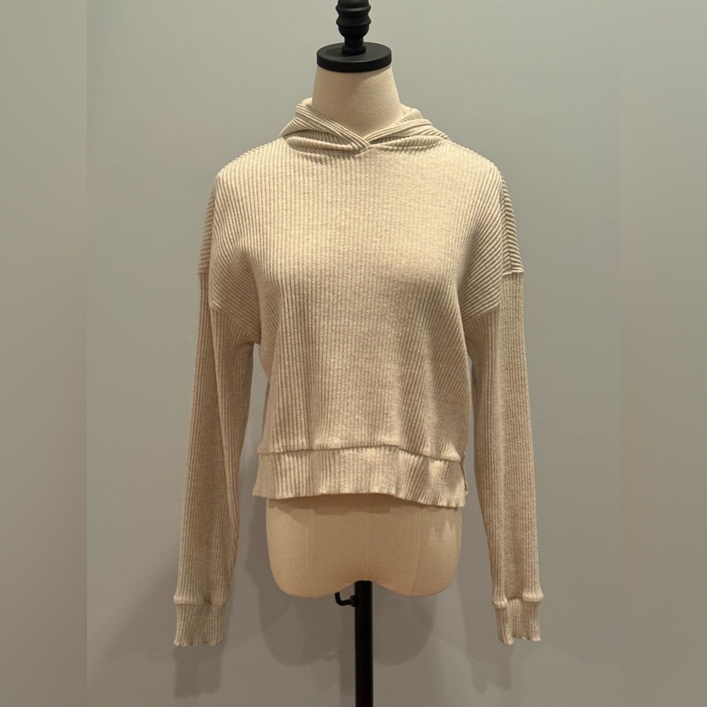 Thread & Supply Cream Ribbed Sweater